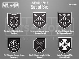 Kitsworld SAV Sticker Set - Waffen SS - Part 5 